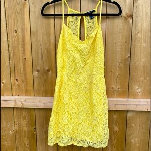 Yellow Mini Dress